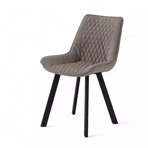 Стул Дамар-3 светло-коричневый, профиль черный - Мебель для дома и офиса — широкий ассортимент, цены от производителя | M-FantaZi96.ru