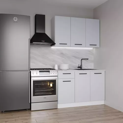 Кухонный гарнитур Смоки МДФ 1200 мм - Мебель для дома и офиса — широкий ассортимент, цены от производителя | M-FantaZi96.ru