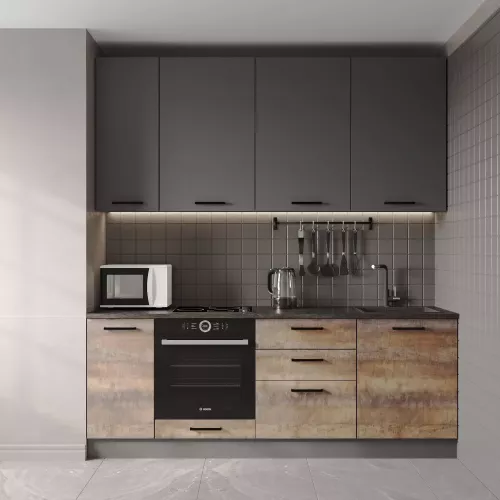 Кухонный гарнитур Трансильвания 2200 мм - Мебель для дома и офиса — широкий ассортимент, цены от производителя | M-FantaZi96.ru