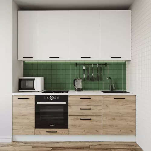 Кухонный гарнитур Лада 2200 мм - Мебель для дома и офиса — широкий ассортимент, цены от производителя | M-FantaZi96.ru