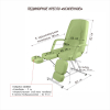 Кресло педикюрное Усиленное обивка Стандарт цвет зеленый - Мебель для дома и офиса — широкий ассортимент, цены от производителя | M-FantaZi96.ru