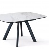Стол Дакар Керамогранит белый/профиль черный - Мебель для дома и офиса — широкий ассортимент, цены от производителя | M-FantaZi96.ru