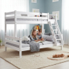 Кровать двухъярусная с наклонной лестницей "Адель-2" Белый - Мебель для дома и офиса — широкий ассортимент, цены от производителя | M-FantaZi96.ru