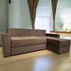 Диван угловой Симпл  коричневый - Мебель для дома и офиса — широкий ассортимент, цены от производителя | M-FantaZi96.ru