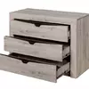 Комод с 3 ящиками "Соренто" спальня Дуб Бонифаций - Мебель для дома и офиса — широкий ассортимент, цены от производителя | M-FantaZi96.ru
