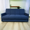 Диван Милан Аккордеон 160 синий - Мебель для дома и офиса — широкий ассортимент, цены от производителя | M-FantaZi96.ru