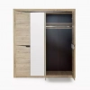 Шкаф четырехдверный с распашными дверями "Соренто" спальня Дуб Стирлинг - Мебель для дома и офиса — широкий ассортимент, цены от производителя | M-FantaZi96.ru
