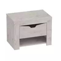 Тумба прикроватная с ящиком "Соренто" спальня Дуб Бонифаций - Мебель для дома и офиса — широкий ассортимент, цены от производителя | M-FantaZi96.ru