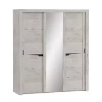 Шкаф трехдверный с раздвижными дверями "Соренто" спальня Дуб бонифаций - Мебель для дома и офиса — широкий ассортимент, цены от производителя | M-FantaZi96.ru