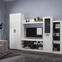 Гостиная Oskar-4 Сосна белая Loft/Венге - Мебель для дома и офиса — широкий ассортимент, цены от производителя | M-FantaZi96.ru