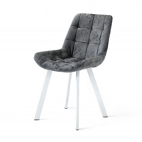 Стул Дамар-2 графит, профиль белый - Мебель для дома и офиса — широкий ассортимент, цены от производителя | M-FantaZi96.ru