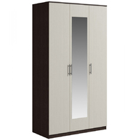 Шкаф 3-х дверный с зеркалом Svetlana Венге/Дуб молочный - Мебель для дома и офиса — широкий ассортимент, цены от производителя | M-FantaZi96.ru