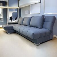 Диван угловой Бостон синий независимый пружинный блок - Мебель для дома и офиса — широкий ассортимент, цены от производителя | M-FantaZi96.ru