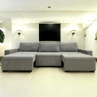 Диван модульный "Трансформер-2/3" серый - Мебель для дома и офиса — широкий ассортимент, цены от производителя | M-FantaZi96.ru