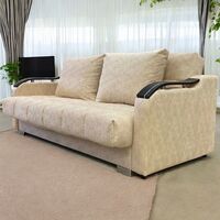 Диван "Бостон" с подлокотниками на независимом пружинном блоке бежевый - Мебель для дома и офиса — широкий ассортимент, цены от производителя | M-FantaZi96.ru