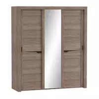 Шкаф трехдверный с раздвижными дверями "Соренто" спальня Дуб Стирлинг - Мебель для дома и офиса — широкий ассортимент, цены от производителя | M-FantaZi96.ru