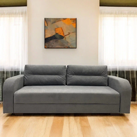 Диван "Киви-3" серый  - Мебель для дома и офиса — широкий ассортимент, цены от производителя | M-FantaZi96.ru