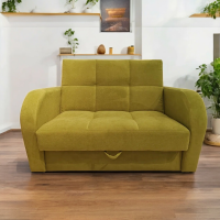 Диван Рэй 1200 Клетка зеленый - Мебель для дома и офиса — широкий ассортимент, цены от производителя | M-FantaZi96.ru