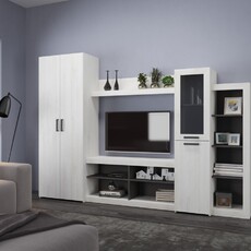 Гостиная Oskar-4 Сосна белая Loft/Венге - Мебель для дома и офиса — широкий ассортимент, цены от производителя | M-FantaZi96.ru