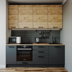 Кухонный гарнитур Дели 2200 мм - Мебель для дома и офиса — широкий ассортимент, цены от производителя | M-FantaZi96.ru