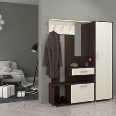 Комплект для прихожей Энтер-1 Венге/Дуб молочный - Мебель для дома и офиса — широкий ассортимент, цены от производителя | M-FantaZi96.ru