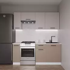 Кухонный гарнитур Каппучино 1800 - Мебель для дома и офиса — широкий ассортимент, цены от производителя | M-FantaZi96.ru