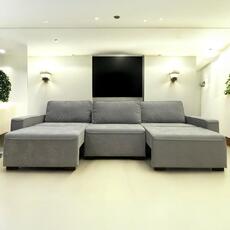 Диван модульный "Трансформер-2/3" серый - Мебель для дома и офиса — широкий ассортимент, цены от производителя | M-FantaZi96.ru