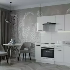 Кухонный гарнитур Белый глянец 1800 - Мебель для дома и офиса — широкий ассортимент, цены от производителя | M-FantaZi96.ru