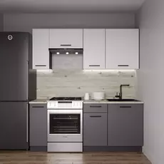 Кухонный гарнитур Меренга 1800 - Мебель для дома и офиса — широкий ассортимент, цены от производителя | M-FantaZi96.ru