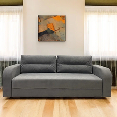 Диван "Киви-3" серый  - Мебель для дома и офиса — широкий ассортимент, цены от производителя | M-FantaZi96.ru