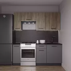 Кухонный гарнитур Умбра 1800 - Мебель для дома и офиса — широкий ассортимент, цены от производителя | M-FantaZi96.ru