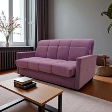 Диван Милан Аккордеон 140 сиреневый - Мебель для дома и офиса — широкий ассортимент, цены от производителя | M-FantaZi96.ru