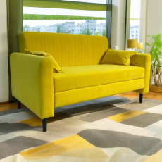 Диван "Смэл Люкс" желтый - Мебель для дома и офиса — широкий ассортимент, цены от производителя | M-FantaZi96.ru