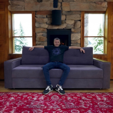 Диван "Симпл" на независимом пружинном блоке фиолетовый  - Мебель для дома и офиса — широкий ассортимент, цены от производителя | M-FantaZi96.ru