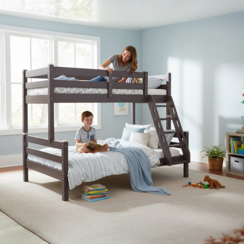 Кровать двухъярусная с наклонной лестницей "Адель-2" Лаванда - Мебель для дома и офиса — широкий ассортимент, цены от производителя | M-FantaZi96.ru