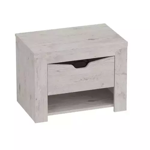 Тумба прикроватная с ящиком "Соренто" спальня Дуб Бонифаций - Мебель для дома и офиса — широкий ассортимент, цены от производителя | M-FantaZi96.ru