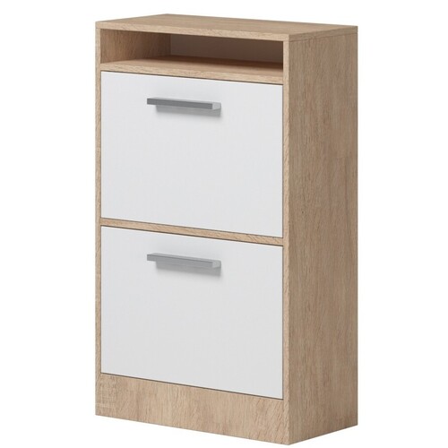 Обувница Энтер Дуб Сонома/Белый - Мебель для дома и офиса — широкий ассортимент, цены от производителя | M-FantaZi96.ru