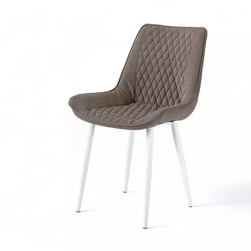 Стул Дамар-3 светло-коричневый, конус белый - Мебель для дома и офиса — широкий ассортимент, цены от производителя | M-FantaZi96.ru