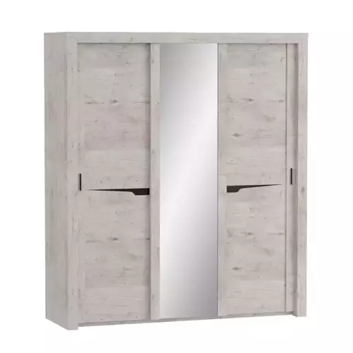 Шкаф трехдверный с раздвижными дверями "Соренто" спальня Дуб бонифаций - Мебель для дома и офиса — широкий ассортимент, цены от производителя | M-FantaZi96.ru