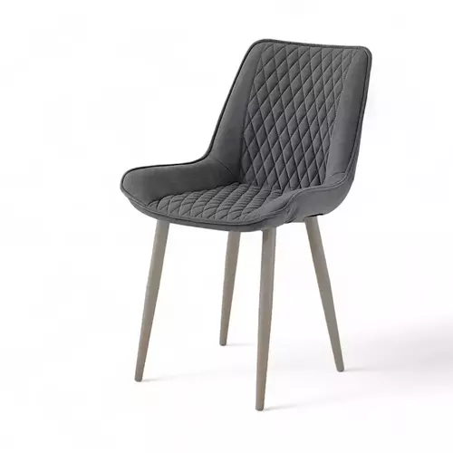 Стул Дамар-3 серый, конус мокко - Мебель для дома и офиса — широкий ассортимент, цены от производителя | M-FantaZi96.ru