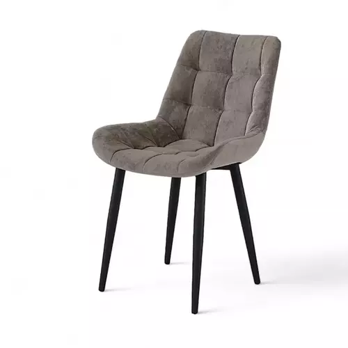 Стул Дамар-2 трюфель, конус черный - Мебель для дома и офиса — широкий ассортимент, цены от производителя | M-FantaZi96.ru