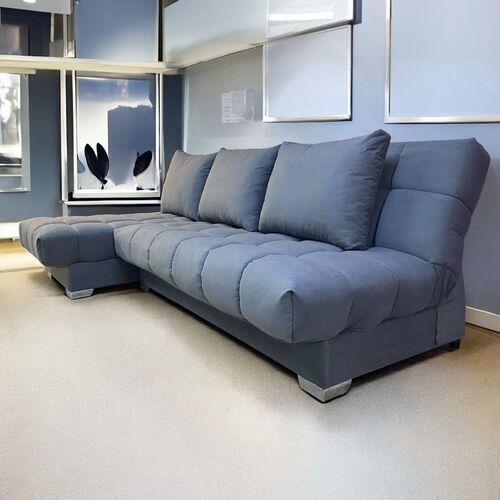 Диван угловой Бостон синий независимый пружинный блок - Мебель для дома и офиса — широкий ассортимент, цены от производителя | M-FantaZi96.ru