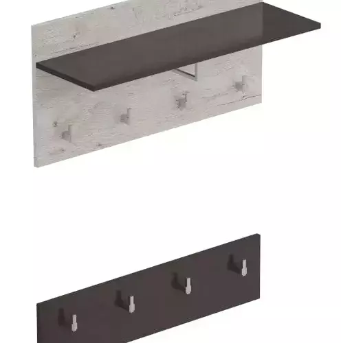 Вешалка "Соренто" прихожая Дуб бонифаций - Мебель для дома и офиса — широкий ассортимент, цены от производителя | M-FantaZi96.ru