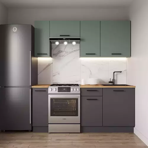 Кухонный гарнитур Изумруд 1800 - Мебель для дома и офиса — широкий ассортимент, цены от производителя | M-FantaZi96.ru