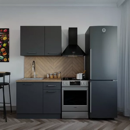 Кухонный гарнитур Антрацит 1000 мм - Мебель для дома и офиса — широкий ассортимент, цены от производителя | M-FantaZi96.ru