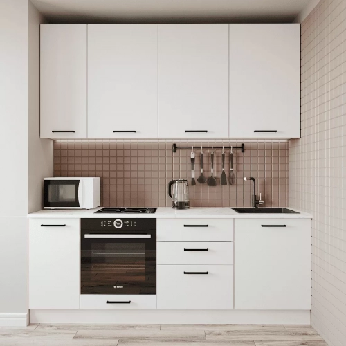 Кухонный гарнитур Жемчуг 2200 мм - Мебель для дома и офиса — широкий ассортимент, цены от производителя | M-FantaZi96.ru