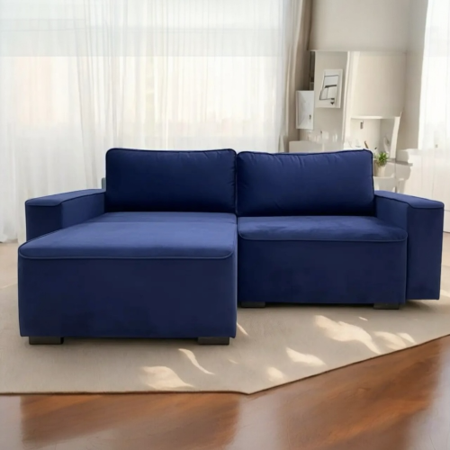 Диван  "Трансформер-2" синий - Мебель для дома и офиса — широкий ассортимент, цены от производителя | M-FantaZi96.ru