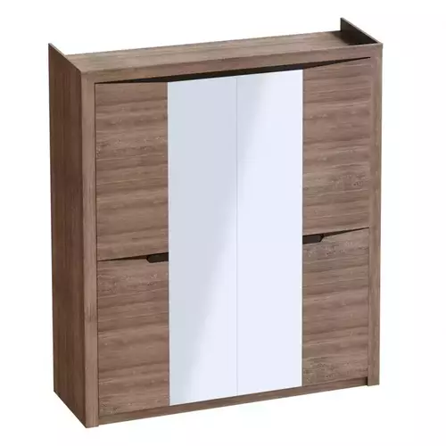 Шкаф четырехдверный с распашными дверями "Соренто" спальня Дуб Стирлинг - Мебель для дома и офиса — широкий ассортимент, цены от производителя | M-FantaZi96.ru